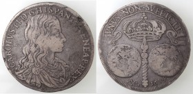 Napoli. Carlo II. 1674-1700. Ducato 1684. Ag.