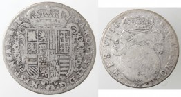 Napoli. Carlo II. 1674-1700. Tarì 1684. Ag.