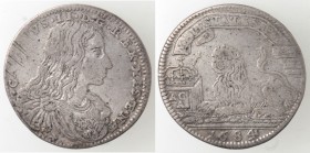 Napoli. Carlo II. 1674-1700. Carlino 1684. Ag.