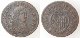 Napoli. Carlo II. 1674-1700. Grano 1682. Ae.