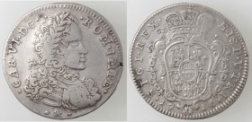 Napoli. Carlo VI. 1711-1734. Tarì 1716. Ag.
