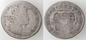 Napoli. Carlo VI. 1711-1734. 24 Grana 1730. Ag.