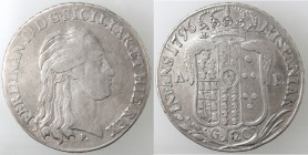 Napoli. Ferdinando IV. 1759-1798. Piastra 1796. Ag.