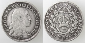 Napoli. Ferdinando IV. 1759-1798. Tarì 1795. Ag.