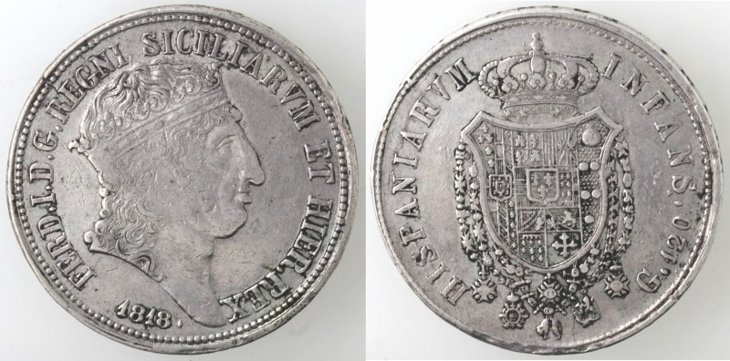 Zecche Italiane. Napoli. Ferdinando I. 1816-1825. Piastra 1818. Ag. M 444. Peso ...