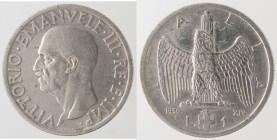 Vittorio Emanuele III. 1900-1943. 1 Lira Impero 1936 Anno XIV. Ni.