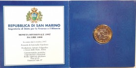 San Marino. 1000 Lire 1997.