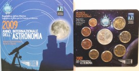 San Marino. Serie divisionale annuale 2009 Anno internazionale dell'astronomia. Con 5 Euro in Ag.