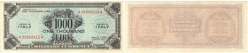 Occupazione Americana. 1000 Am lire 1943. Bilingue FLC.