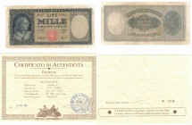 Repubblica Italiana. 1.000 Lire Italia Medusa.