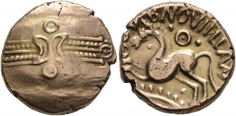 CELTIC, Britain. Trinovantes & Catuvellauni . Dubnovellaunus, circa 30-10 BC. St...