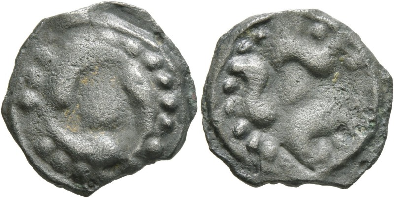 CELTIC, Central Gaul. Lingones . Circa 1st Century BC. Cast unit (Potin, 19 mm, ...