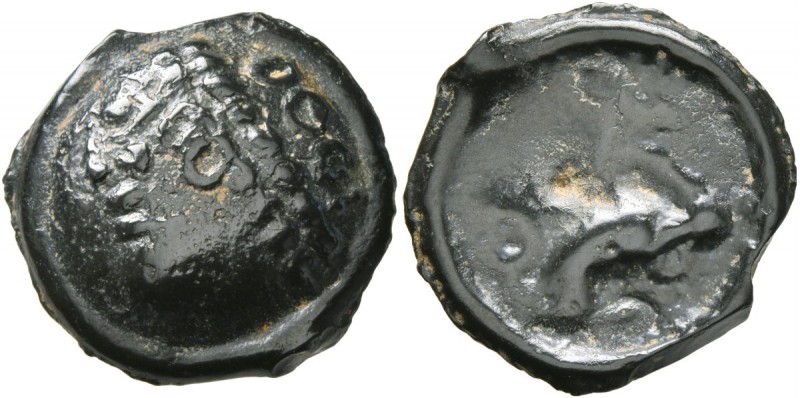 CELTIC, Central Gaul. Sequani . Circa 100-50 BC. Cast unit (Potin, 19 mm, 4.80 g...