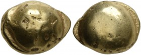 CELTIC, Northwest Gaul. Senones . Circa 100-60 BC. Stater (Gold, 14 mm, 7.14 g), Gallo-Belgic Bullet or Globular Cross type. Small cross in center of ...