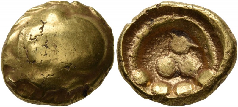CELTIC, Central Europe. Vindelici . 1st century BC. Stater (Electrum, 19 mm, 7.3...