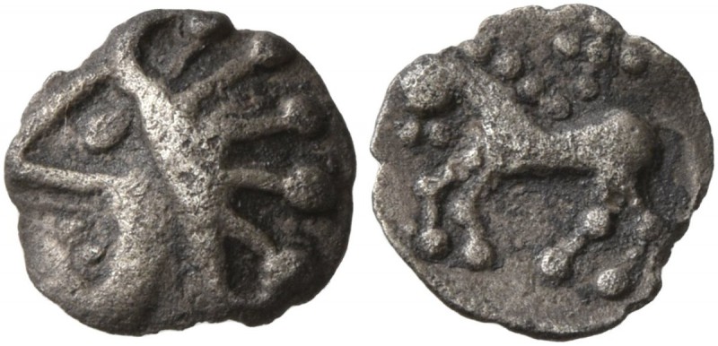 CELTIC, Central Europe. Vindelici . 1st century BC. 1/4 Quinar (Silver, 8 mm, 0....