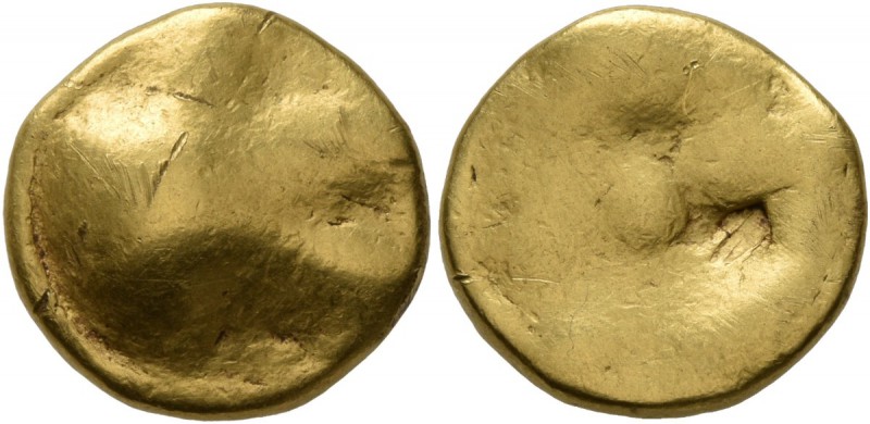 CELTIC, Central Europe. Boii . 2nd century BC. Stater (Gold, 16 mm, 8.07 g), ear...
