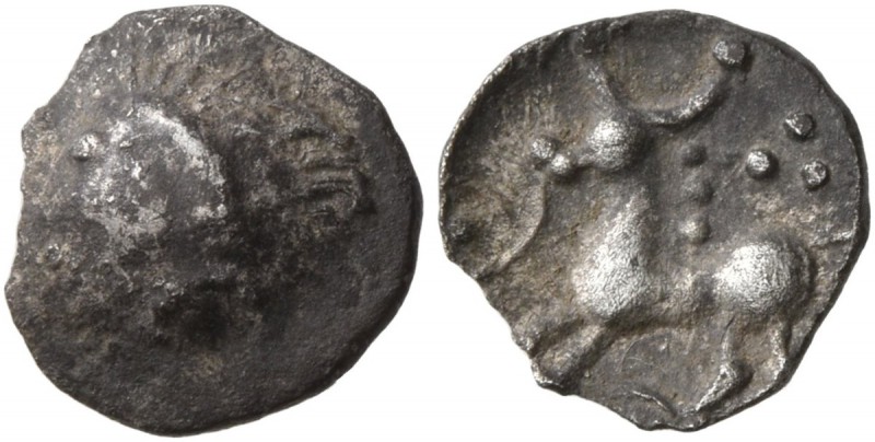 CELTIC, Central Europe. Noricum (East) . 1st century BC. 1/4 Quinar (Silver, 9 m...