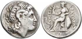 KINGS OF THRACE. Lysimachos, 305-281 BC. Tetradrachm (Silver, 28 mm, 16.87 g, 11 h), Sardes, circa 297/6-286 BC. Diademed head of Alexander the Great ...