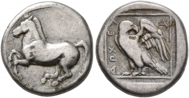 KINGS OF MACEDON. Archelaos, 413-400/399 BC. Tetrobol (Silver, 13 mm, 2.15 g, 6 ...