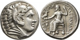 KINGS OF MACEDON. Alexander III ‘the Great’, 336-323 BC. Tetradrachm (Silver, 24 mm, 17.18 g, 6 h), Amphipolis, struck by Antipater under Philip III, ...