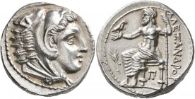 KINGS OF MACEDON. Alexander III ‘the Great’, 336-323 BC. Tetradrachm (Silver, 26 mm, 17.29 g, 10 h), Amphipolis, struck under Kassander as regent, cir...