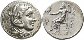 KINGS OF MACEDON. Alexander III ‘the Great’, 336-323 BC. Tetradrachm (Silver, 26 mm, 17.23 g, 12 h), Pella, struck by Antipater or Polyperchon, under ...