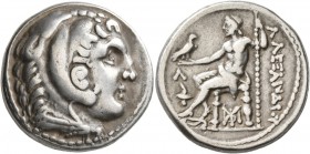 KINGS OF MACEDON. Alexander III ‘the Great’, 336-323 BC. Tetradrachm (Silver, 26 mm, 16.96 g, 12 h), Amphipolis, struck by Kassander, circa 317-298. H...