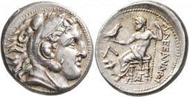 KINGS OF MACEDON. Alexander III ‘the Great’, 336-323 BC. Tetradrachm (Silver, 27 mm, 17.26 g, 12 h), Amphipolis, struck by Kassander, circa 310-294. H...