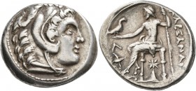 KINGS OF MACEDON. Alexander III ‘the Great’, 336-323 BC. Tetradrachm (Silver, 25-29 mm, 17.15 g, 11 h), Amphipolis, struck under Kassander, circa 307-...