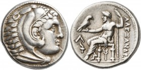 KINGS OF MACEDON. Alexander III ‘the Great’, 336-323 BC. Tetradrachm (Silver, 27 mm, 17.07 g, 10 h), Amphipolis, struck under Kassander, circa 317-298...