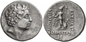 KINGS OF CAPPADOCIA. Ariarathes VII Philometor, circa 116-101 BC. Drachm (Silver, 17 mm, 4.07 g, 1 h), RY 8 = 108/7. Diademed head of Ariarathes VII t...