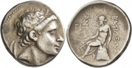 SELEUKID KINGS OF SYRIA. Antiochos II Theos, 261-246 BC. Tetradrachm (Silver, 29 mm, 16.71 g, 12 h), Ephesos (?). Diademed head of Antiochos II to rig...