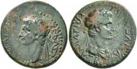 THRACE. Abdera . Gaius (Caligula), 37-41. Assarion (Bronze, 22 mm, 6.23 g, 6 h). ΓAIΩ KAIΣAPI ΣEBAΣTΩ Laureate head of Gaius (Caligula) to left. Rev. ...