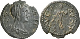 PHRYGIA. Lysias . Pseudo-autonomous issue. Diassarion (Bronze, 22 mm, 5.28 g, 6 h), time of Gordian III, 238-244. BOVΛЄ Veiled and draped bust of Boul...