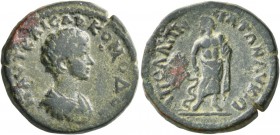 PISIDIA. Apollonia-Mordiaeum . Commodus, as Caesar, 166-177. Diassarion (Bronze, 23 mm, 8.05 g, 6 h). M AYP KAICAP KOMMOΔOC Bare-headed, draped and cu...