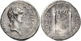 Antonia Minor, Augusta, 37 and 41. Denarius (Silver, 19 mm, 3.54 g, 12 h), Rome, struck under Cladius, 41-42. ANTONIA AVGVSTA Draped bust of Antonia t...