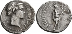Civil Wars, 68-69. Denarius (Silver, 19 mm, 3.60 g, 7 h), uncertain mint in Spain, 68. BON EVENT Diademed head of Bonus Eventus to right. Rev. ROM REN...