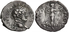 Titus, as Caesar, 69-79. Denarius (Silver, 19 mm, 3.31 g, 6 h), Ephesus, 71. IMPERATOR T CAESAR AVGVSTI F Laureate head of Titus to right. Rev. PACI A...