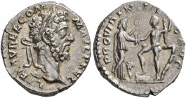 Commodus, 177-192. Denarius (Silver, 17 mm, 3.12 g, 6 h), Rome, 191-192. L AEL AVREL COMM AVG P FEL Laureate head of Commodus to right. Rev. PROVIDENT...