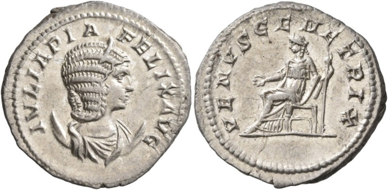 Julia Domna, Augusta, 193-217. Antoninianus (Silver, 23 mm, 4.90 g, 7 h), Rome, ...