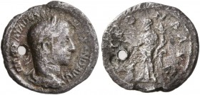 Severus Alexander, 222-235. Quinarius (Silver, 15 mm, 1.12 g, 7 h), Rome, 222-228. IMP C M AVR SEV ALEXAND AVG Laureate and draped bust of Severus Ale...