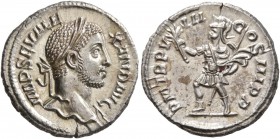 Severus Alexander, 222-235. Denarius (Silver, 19 mm, 2.91 g, 5 h), Rome, 228-229. IMP SEV ALEXAND AVG Laureate head of Severus Alexander to right. Rev...