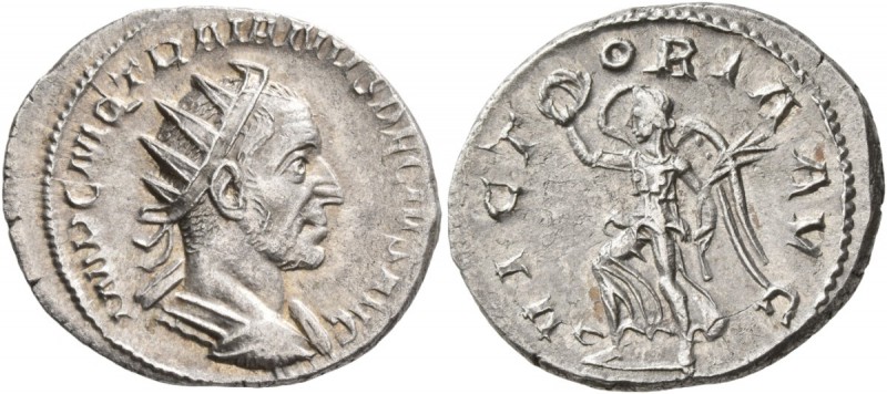 Trajan Decius, 249-251. Antoninianus (Silver, 23 mm, 4.03 g, 12 h), Rome. IMP C ...