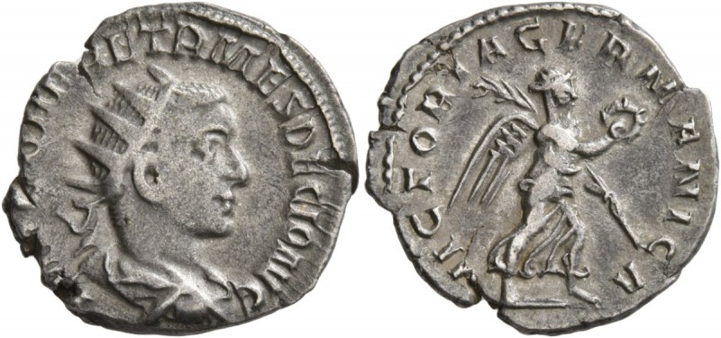 Herennius Etruscus, 251. Antoninianus (Silver, 21 mm, 3.47 g, 7 h), Rome, June-J...