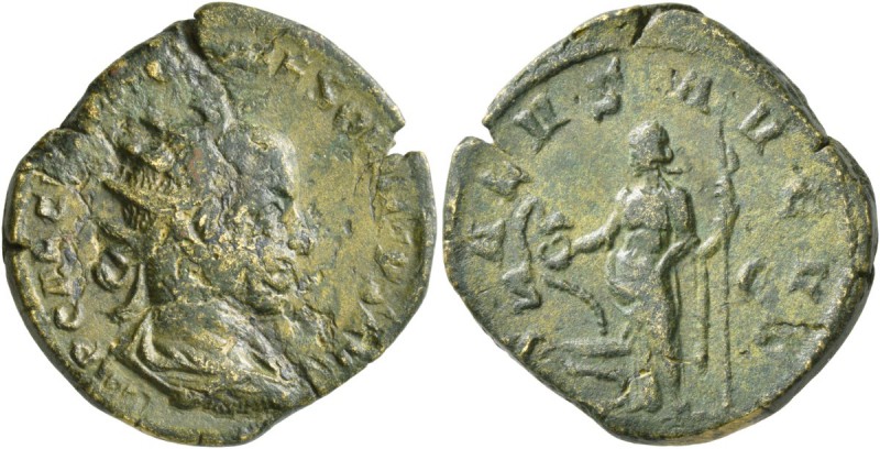 Hostilian, 251. Dupondius (Orichalcum, 25 mm, 10.53 g, 11 h), Rome. IMP CAE C [V...