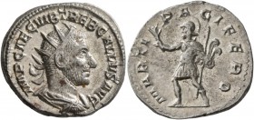 Trebonianus Gallus, 251-253. Antoninianus (Silver, 22 mm, 3.83 g, 6 h), Rome, 251. IMP CAE C VIB TREB GALLVS AVG Radiate, draped and cuirassed bust of...
