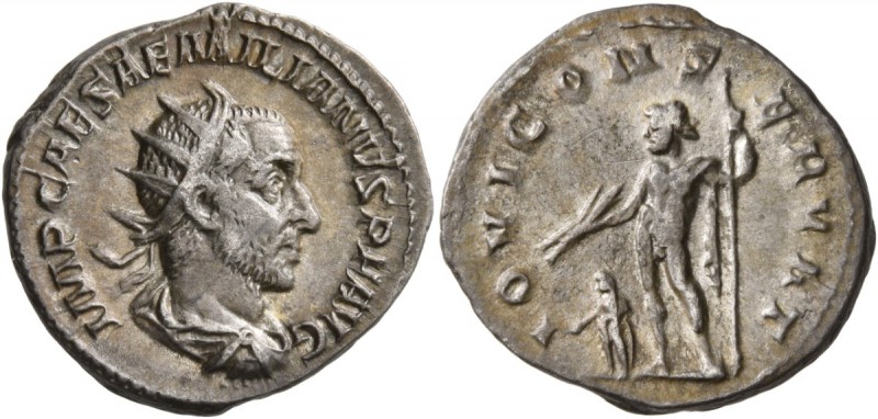 Aemilian, 253. Antoninianus (Silver, 21 mm, 3.60 g, 6 h), Rome. IMP CAES AEMILIA...