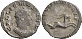 Gallienus, 253-268. Antoninianus (Billon, 20 mm, 2.65 g, 12 h), Mediolanum, 260-262. GALLIENVS AVG Radiate and cuirassed bust of Gallienus to right. R...
