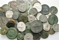 A lot containing 14 silver and 49 bronze coins. Includes: Roman Imperial coins. Very fine. LOT SOLD AS IS, NO RETURNS. 63 coins in lot.


 From the...